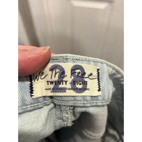 We the Free by Free People Going Rogue Patched Mini Skirt in Tidal Wave 28 - Picture 6 of 7